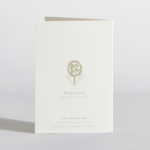 Delphinium Mini Card