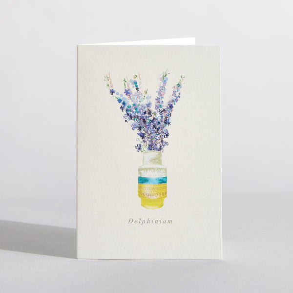 Delphinium Mini Card