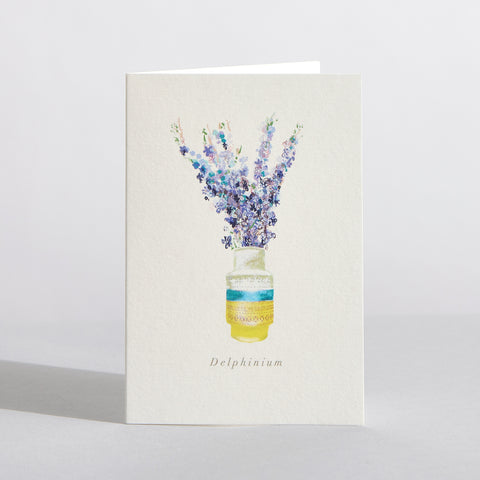 Delphinium Mini Card