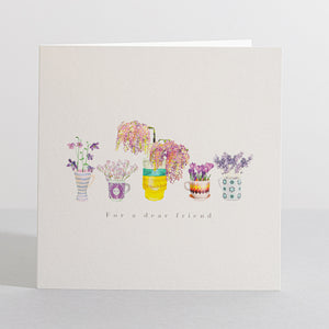 For a dear friend card Language of flowers card - Sara Sayer