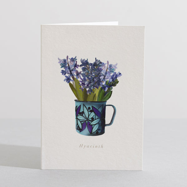 Sara Sayer Hyacinth eco mini card