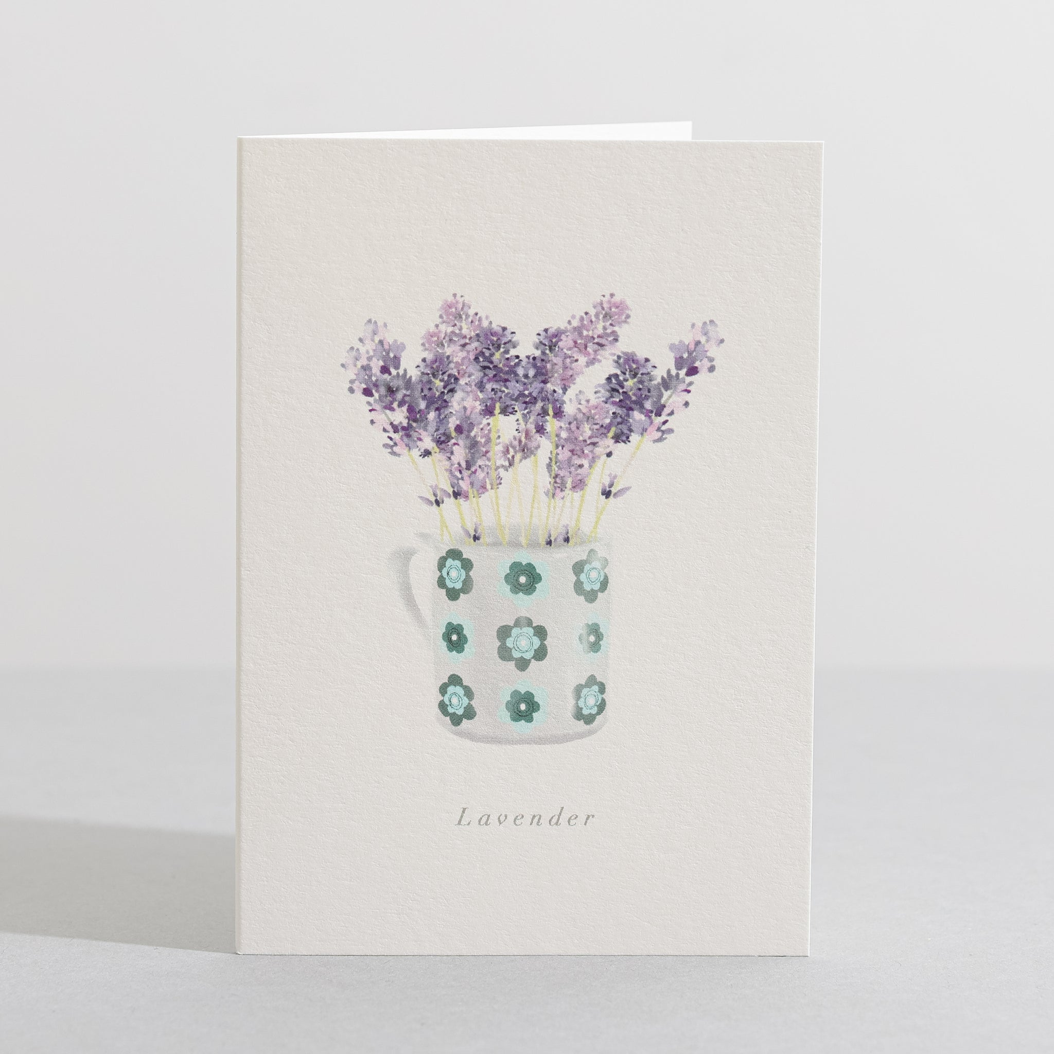 Lavender Flower Card Language of Flower Card  - Sara Sayer