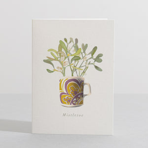Mistletoe Flower card Language of Flowers card - Sara Sayer