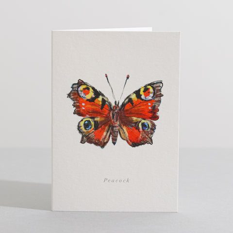 Peacock Butterfly Card - Sara Sayer