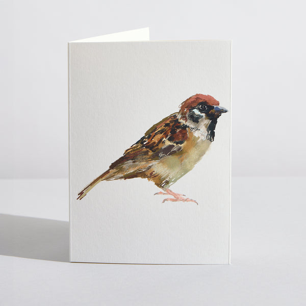 Sparrow Concertina Card