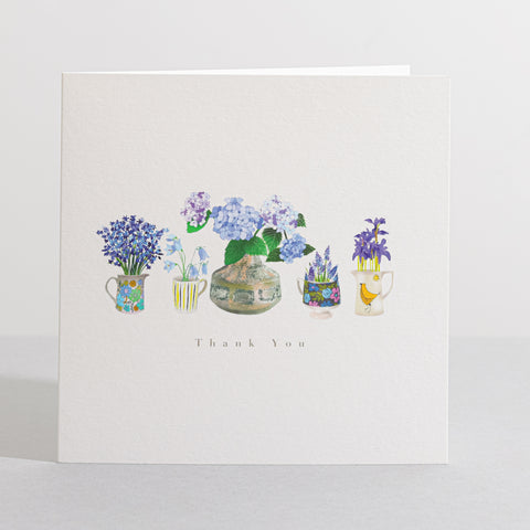 Thank You nostalgic Flowers card - Sara Sayer