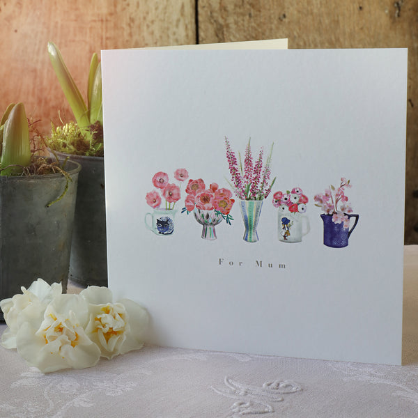 For Mum card Language of flowers card - Sara Sayer